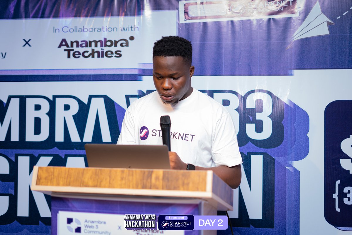 anambraweb3conf's tweet image. Anambra Web3 IRL Hackathon Day 2.0 ✅✅✅
See some of our builders..  All thanks to @StarknetFndn
we have over 40 builders building 10 projects on @Starknet  Blockchain