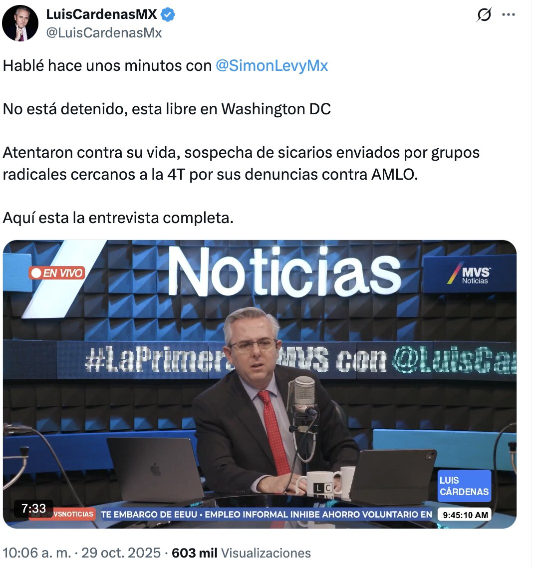 jgnaredo's tweet photo. Acá la afirmación falsa de Luis Cárdenas. https://t.co/mXaT1TrQTB