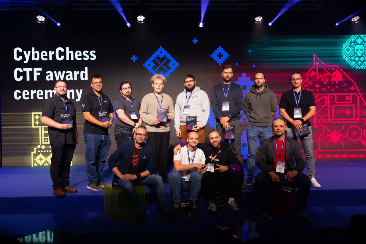 certlv's tweet image. Neliels ieskats #CyberChess2025 CTF apbalvošanas ceremonijā un konferences muzikālajā noslēgumā!💃🎶

Apsveicam uzvarētājus 🏆🥁:

 🥇evosec — 6425 p
 🥈Unexpected Productions — 5750 p
 🥉rushb — 5375 p

👏 Paldies visām 50 komandām par dalību un cīņas sparu! 💪