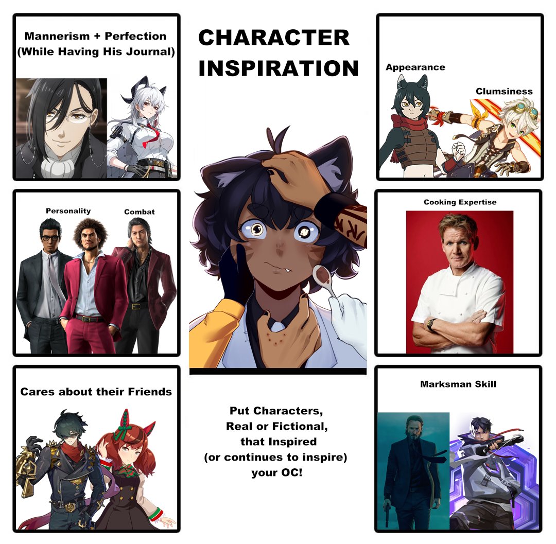 PoisUmaTrainer's tweet image. Poison Python (23) 
A young, soon-to-be trainer for the URA. You can easily spot him in the crowd due to his cat ears and 2 tails. As an ex-yakuza officer, his appearance makes him come off as a rude person, but in reality he's the nicest person you'll ever meet. (1/2)