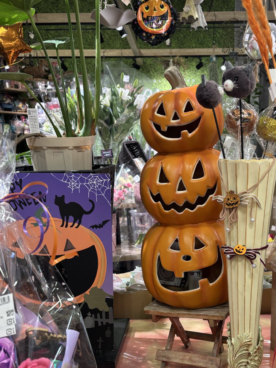 黒うさぎ&オバケ(ワッフル台)☆ハロウィン 黒うさぎ&オバケ(ワッフル台