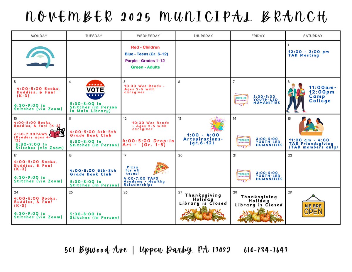 Upper Darby Township Library tweet media