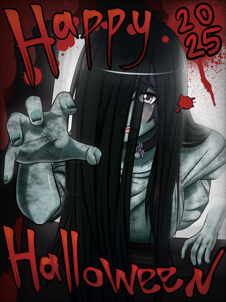 McKeyosya's tweet photo. Happy Halloween with Sadako Oka Ruto from Yandere Simulator!!
My first time drawing smth for Halloween, I hope you like it!
#YandereSimulator #YanSim #Yandere_Simulator #YandereSim #YanSimulator #OkaRuto #Sadako #art #artwork #halloween #drawing #ヤンデレシミュレーター #Sadako https://t.co/jxdQLSly2Q
