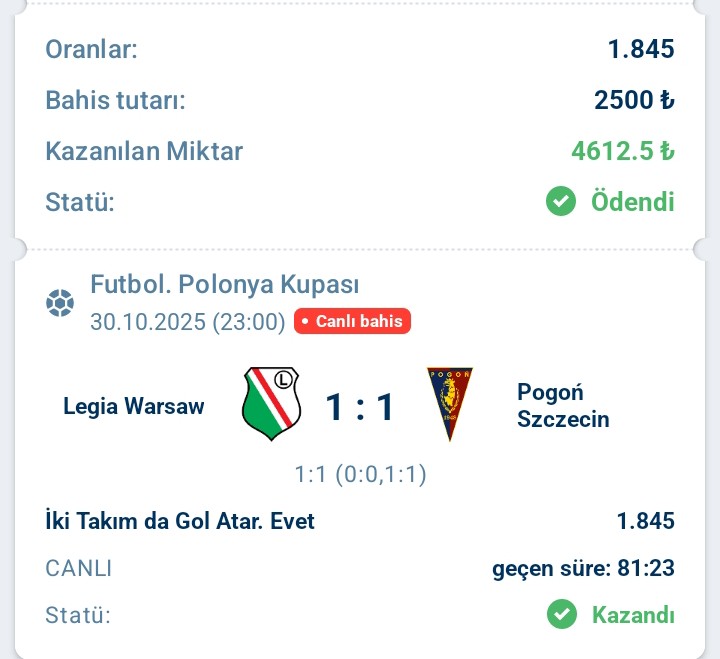 MEVZUBAH1S's tweet photo. Grup yine Alev Alev Başladı Esiyoruzzz 🔥
Karşılıklı Gol Olur Bahsimiz Won ✅️
Ev Sahibi 1 Gol bulur Won ✅️
#bahis #iddaa #canlibahis #kupon #canliiddaa #fenerbahce #Beşiktaş #Galatasaray #analiz https://t.co/RhK8S4idlB