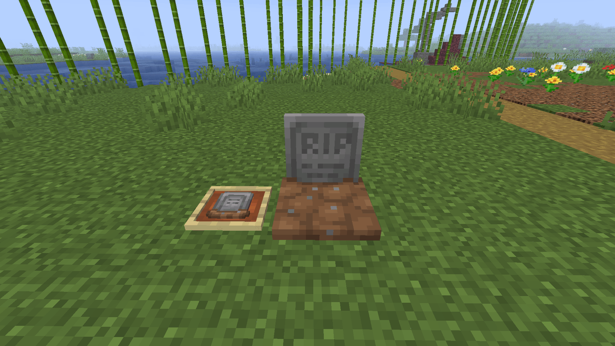 Forgot to promote the fact that I made a resourcepack for the GraveStone mod! Which tries to make it cuter and vanillier.

#minecraft #blockbench #pixelart

curseforge.com/minecraft/text…