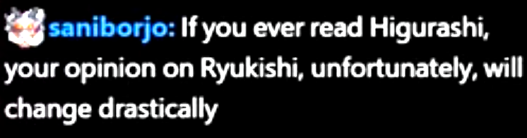 Papill0nHeart's tweet image. So many Higurashi haters in Joe&apos;s chat, how can you be an Umineko fan and then hate on his prior work