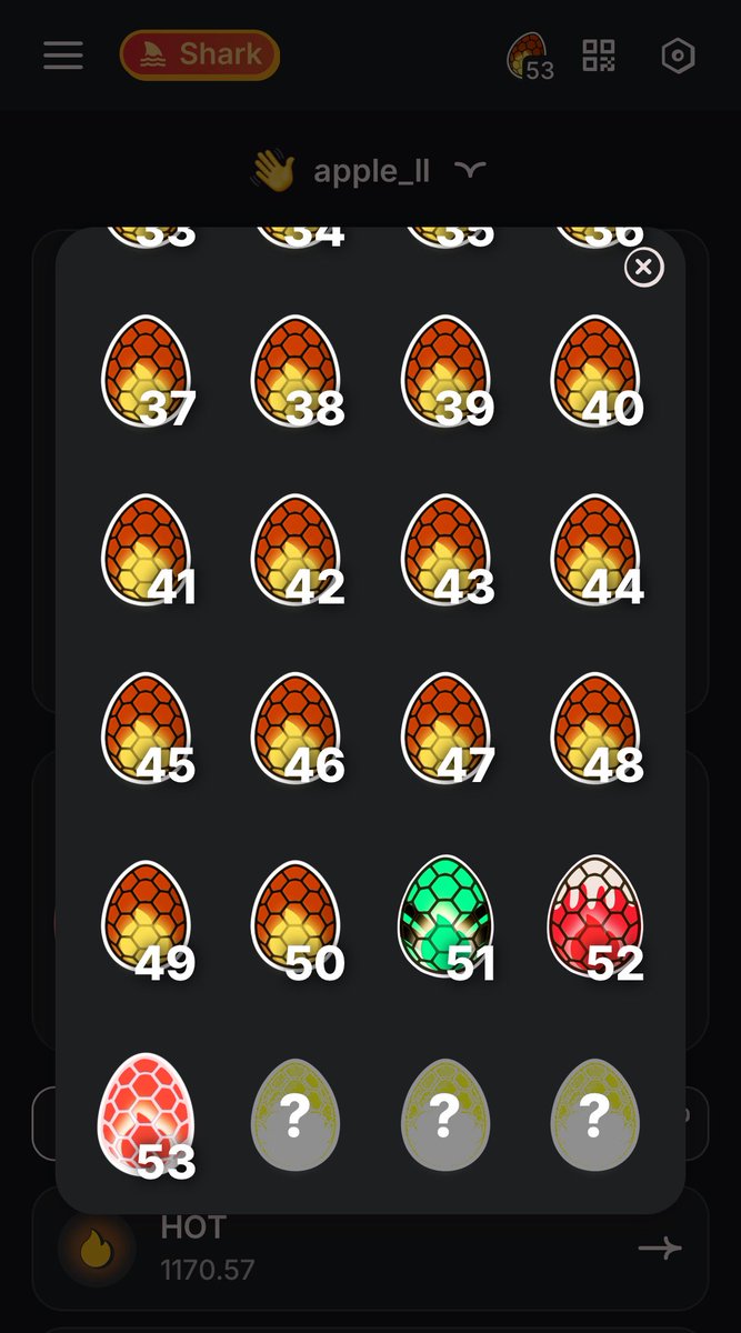 Many people have already received the 53rd egg. Do you think you’ll win something in the drawing? I believe we should think positively, and then everything will work out.

JBJ
147.32