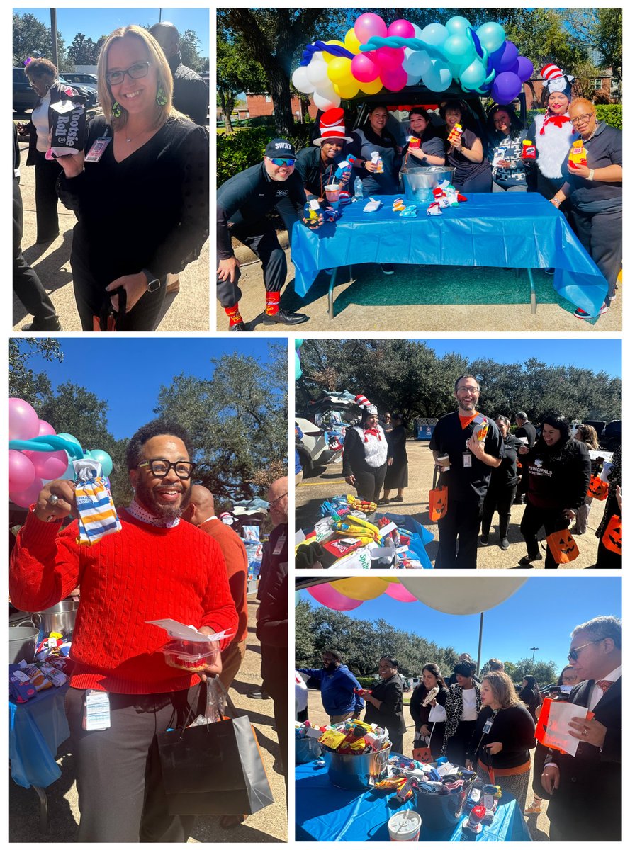PrincipalLang's tweet image. The Department Of Student Affairs enjoyed celebrating FBISD’s Principals today! We started with over 100 pairs of socks filled with surprises! Thank you principals for “working your socks off!” #principalsmonth @FortBendISD