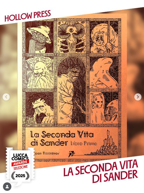 Cooleach's tweet image. Рад успехам наших комиксистов. Два года назад я ездил на фестиваль в городе Лукка, а сегодня петербуржец Степан Разорёнов выиграл там приз за лучший сценарий со своим Sander's Second Life. Комикс пока вышел на английском и итальянском. Уверен, издание на русском — вопрос времени.