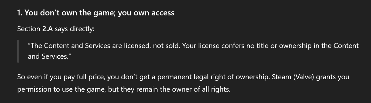 Manu_Nabi's tweet photo. I’m tired of companies like @Steam scamming the gaming community. When you pay for something, you should own it, not just rent it.
That’s why companies like @GameStop still matter.
They’re the last bastion of true game ownership in a digital world built on control, not freedom. https://t.co/Hnxt4Hz28C
