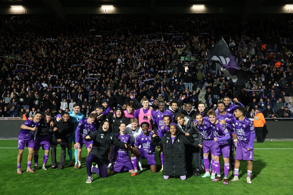 Tim_VE_'s tweet image. We bekeren verder als enige ploeg uit 1B 💜💪#Beerschot #Beewes