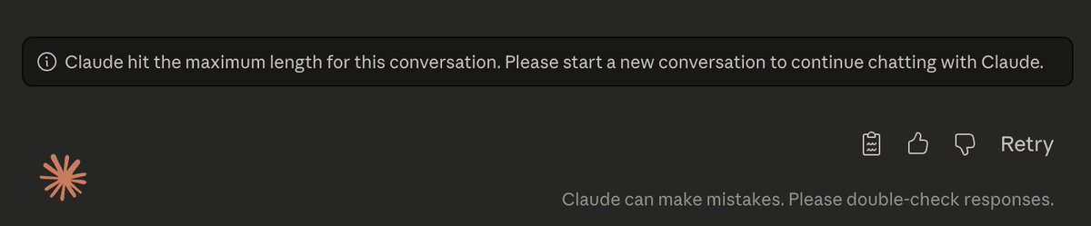 NateBuilds1's tweet image. I see this message more than my kids @claudeai