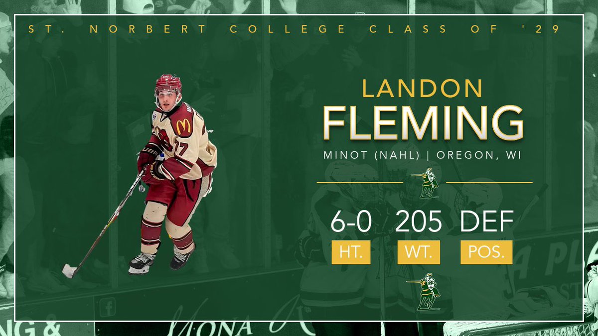 WELCOME TO HOCKEY SERIES | #2 | LANDON FLEMING | OREGON, WI | <a href="/MinotauroHockey/">Minot Minotauros</a> (NAHL)