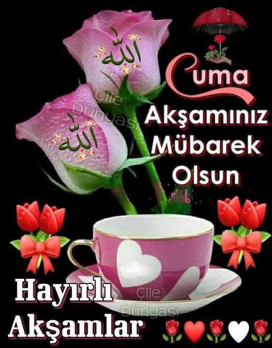 Cümleten cumanız mübarek olsun inşallah Allah’ıma amanetolun