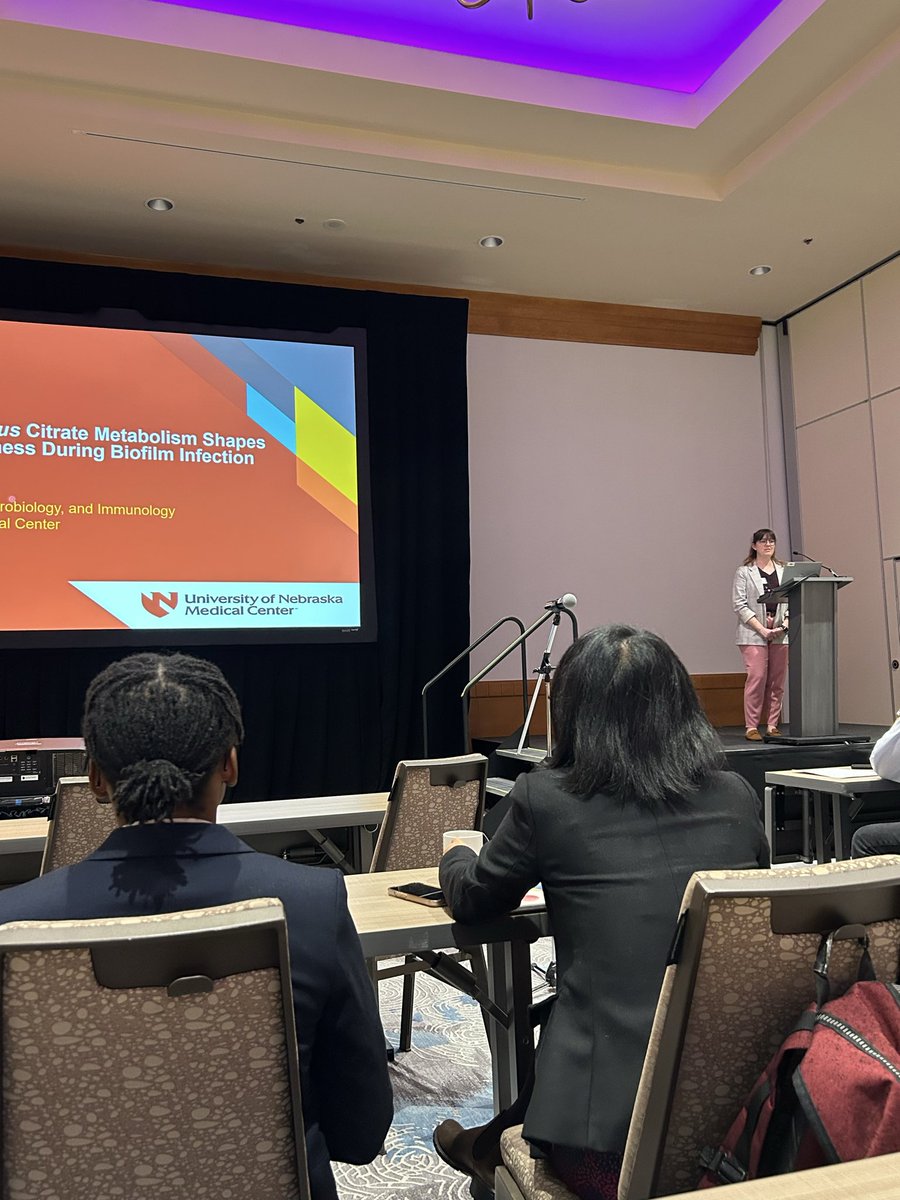 KielianLab's tweet image. Super proud of my PhD student @ND_Brandquist who was selected as a Presidential Scholar finalist at the Society of Leukocyte Biology meeting. She gave an amazing presentation! #ProudPI @UNMC_PathMicro