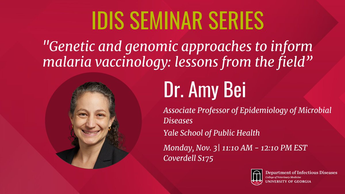 Department of Infectious Diseases, UGA tweet media