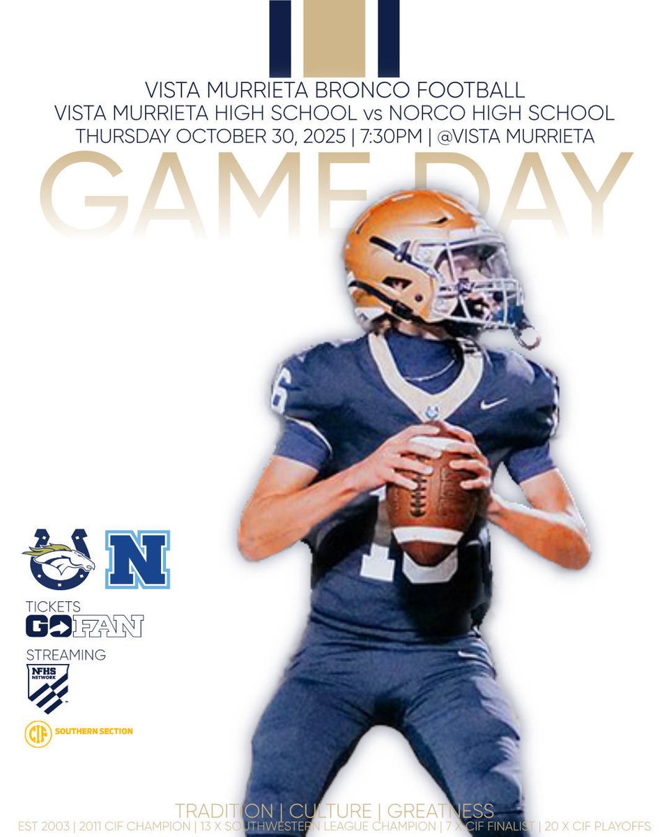 Vista Murrieta Football tweet media