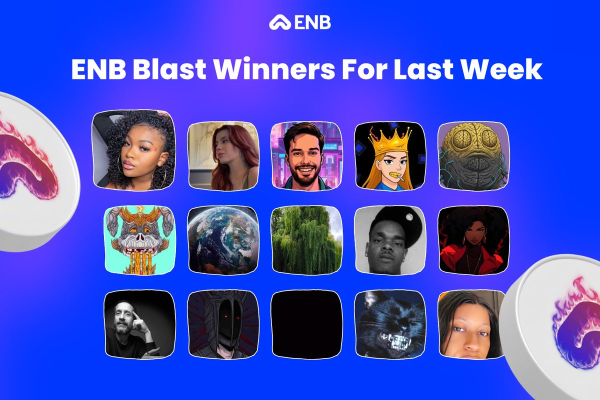 300,000 $ENB Distributed to the Top 15 ENB Blast Winners for Last Week

Last week  ENB Blast leaderboard brought another round of intense competition.
Players showcased focus, consistency, and top-tier gameplay from start to finish.

A total of 300,000 $ENB has been distributed
