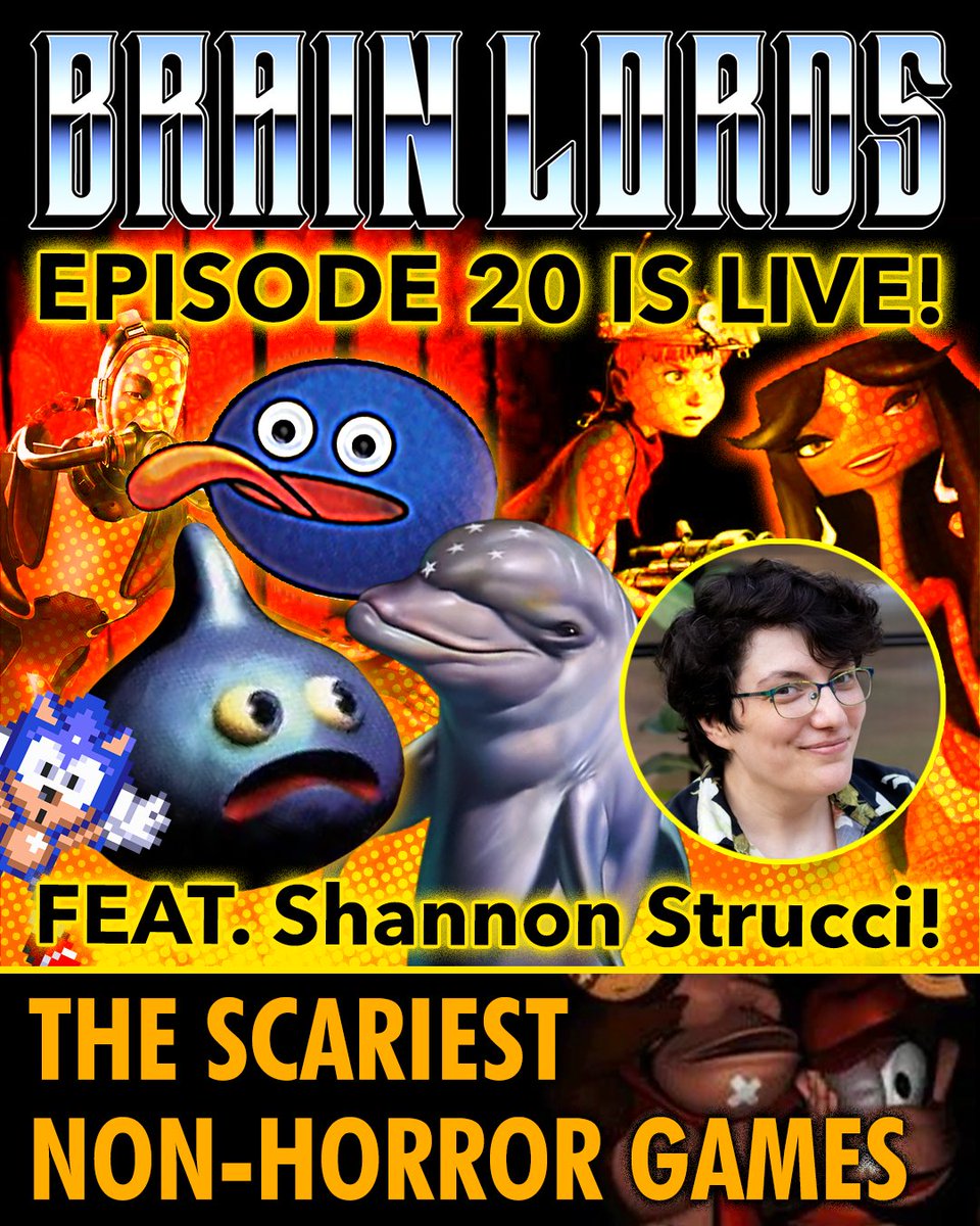 Our Halloween episode is out! Special guest <a href="/StrucciMovies/">Strucci</a> helps us understand why Sonic and Subnautica are just as spooky as Silent Hill in The Scariest Non-Horror Games! open.spotify.com/episode/6ax91M…
