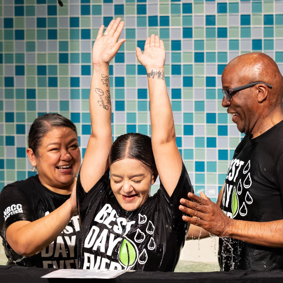 NBCCBayArea's tweet image. 💦 22 lives. 1 incredible day. 🙌

Our Fall 2025 Baptism Gathering on October 18 was filled with worship, celebration, and transformation! God is moving through NBCC! 💚

#BaptismSunday #JesusTransforms #NBCCFamily #NBCCbayarea