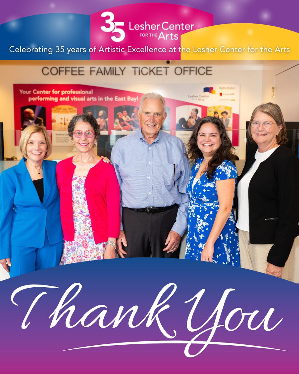 Celebrating the opening of the Coffee Family Ticket Office! We are thrilled to honor Angie &amp; Pete Coffee, whose vision, leadership, &amp; generosity have shaped Lesher Center and DRAA for 35+ years. 📷: Ben Krantz Studio
#LesherCenter #DiabloRegionalArtsAssociation #supportthearts