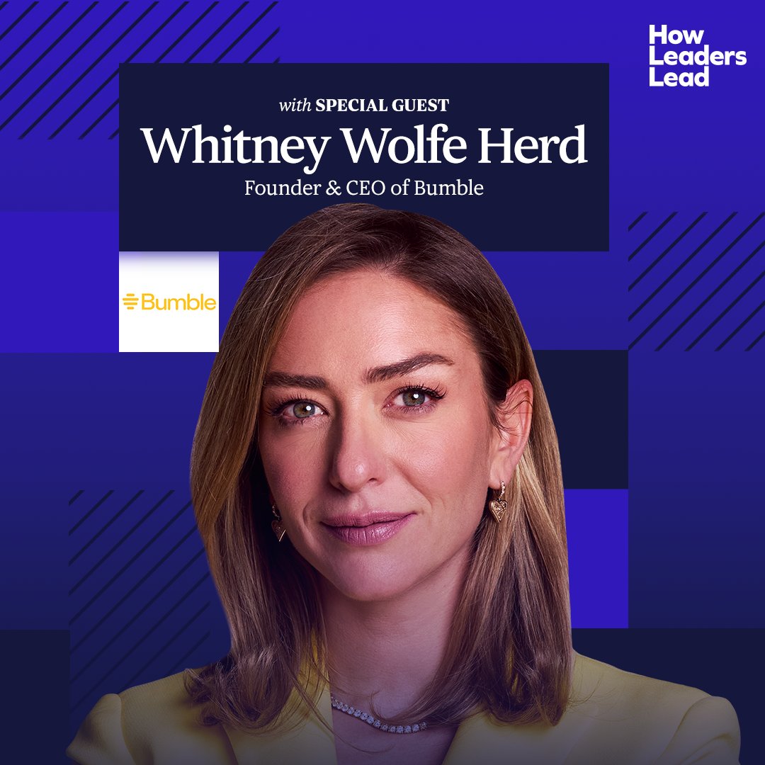 Whitney Wolfe Herd is the founder and CEO of <a href="/bumble/">Bumble</a>  – and the youngest woman to take a company public.

This week, go behind the headlines and accolades. This is her honest take on her worst days, best ideas, and everything in between.

youtu.be/izJOpdRTe-4?si…