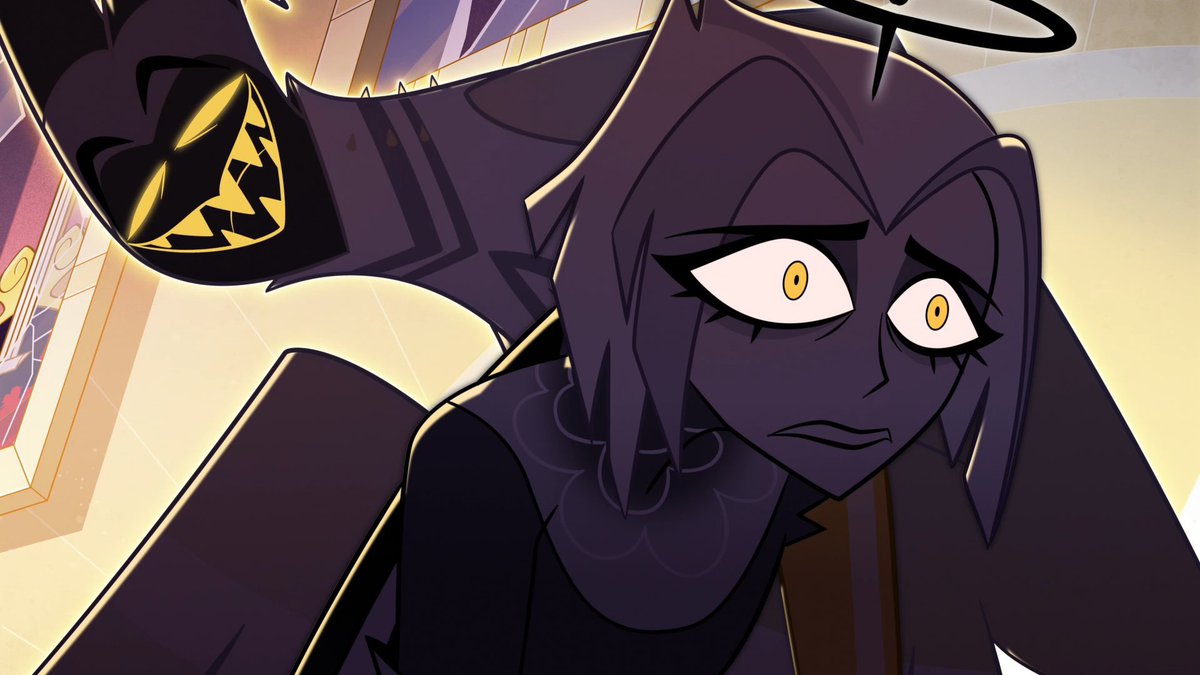 RosieNoQueen1's tweet photo. I’m sorry, I just don’t find myself caring about Lute’s breakdown. Especially over someone as cartoonishly one-note as Adam. Maybe if there was a hint of nuance in their relationship before his death. Does she even care about her fellow exorcists that were also killed? https://t.co/VMdWMI4l7g