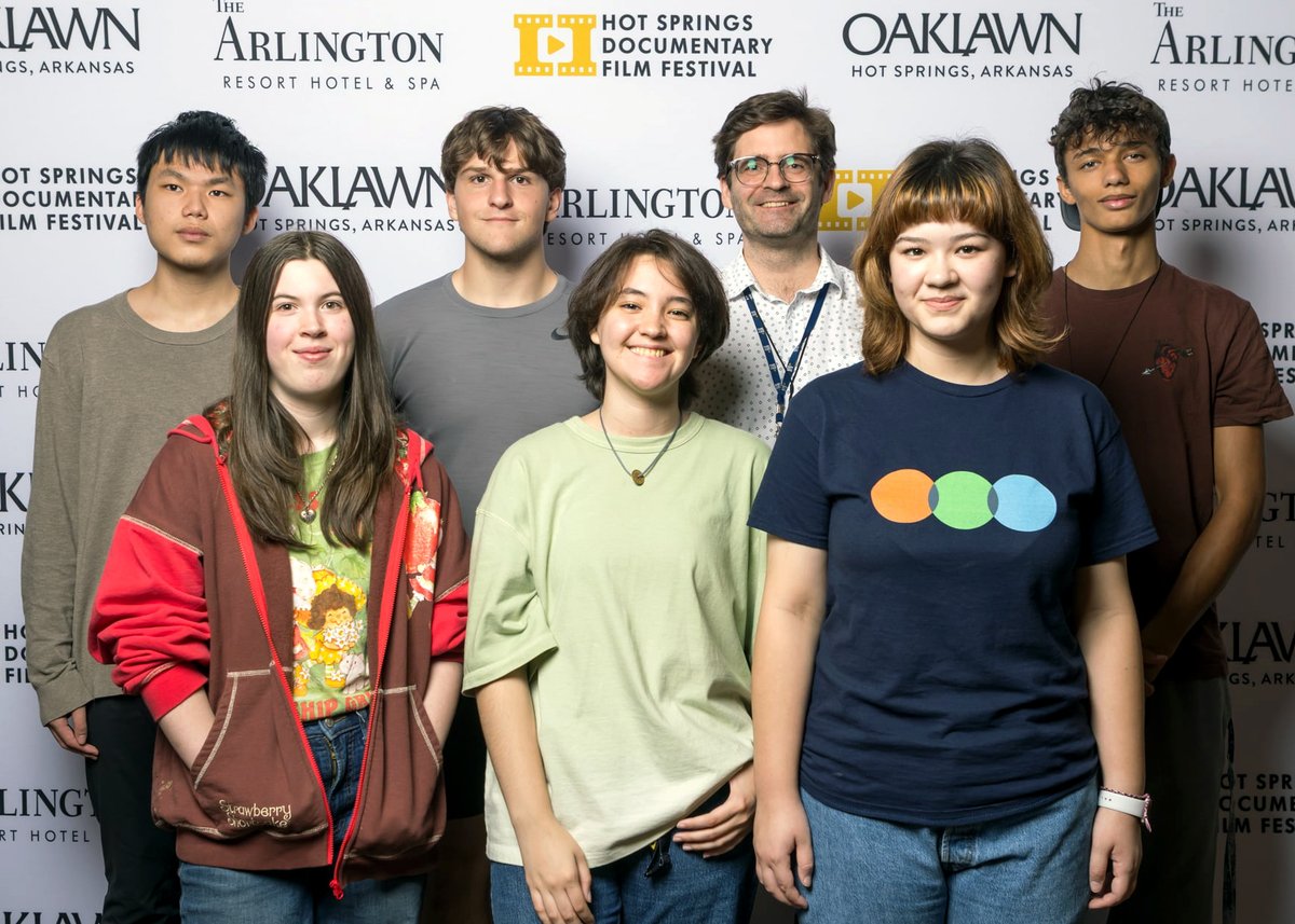 ARMathSciArts's tweet image. One of the great things about #ASMSA being located in Hot Springs is access to cool events like the Hot Springs Documentary Film Festival. Graphic Arts instructor Dan Anderson took students from a couple of his classes to experience the festival earlier this month. #DolphinPride