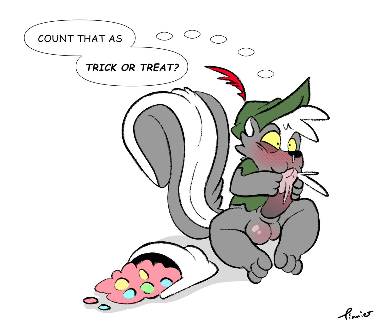 Trick or Treat? 💦🦨