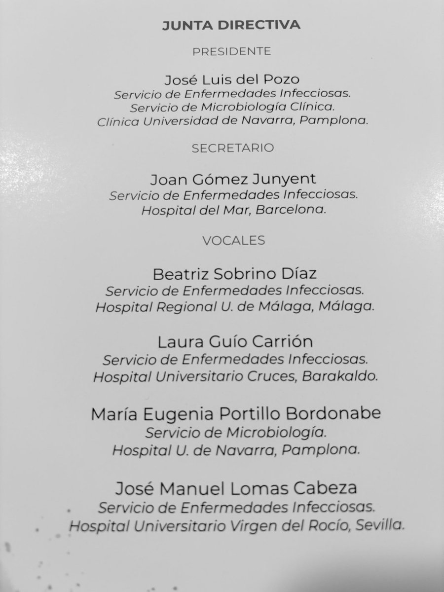 jdelpoleo's tweet image. Gran Jornada científica @GeioSeimc!! Orgullo de Junta Directiva @beasobrino_d @lauraguio @MEuge_Portillo Chema Lomas, Joan G Junyent. Un lujo y un gran aprendizaje trabajar con vosotros!!! Sois imprescindibles! Gracias @javimembrillo por acompañarnos!!
@SEIMC_ @ClinicaNavarra