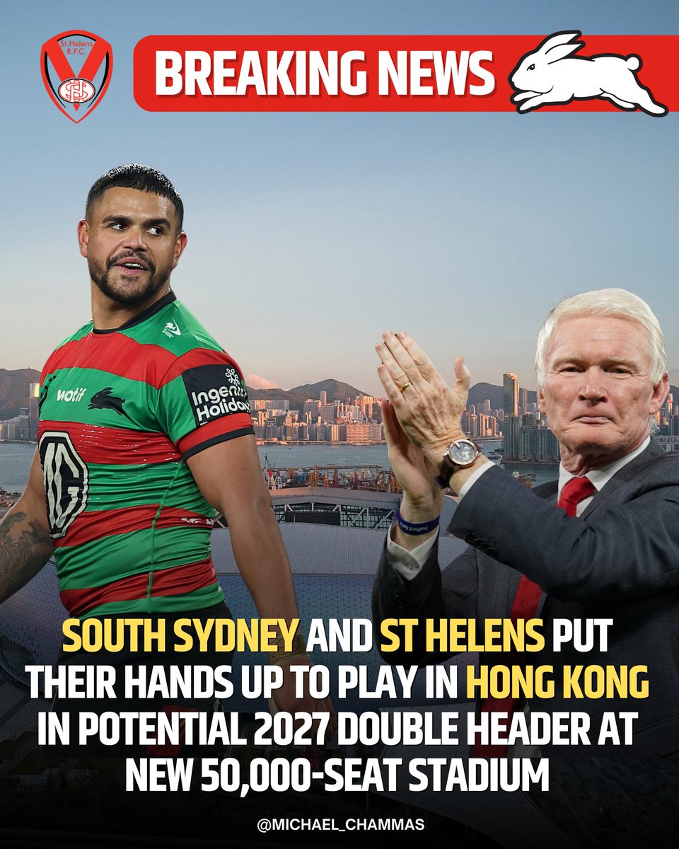 Rabbitohs and St Helens want to play Global Round games in Hong Kong 

smh.com.au/sport/nrl/rabb…