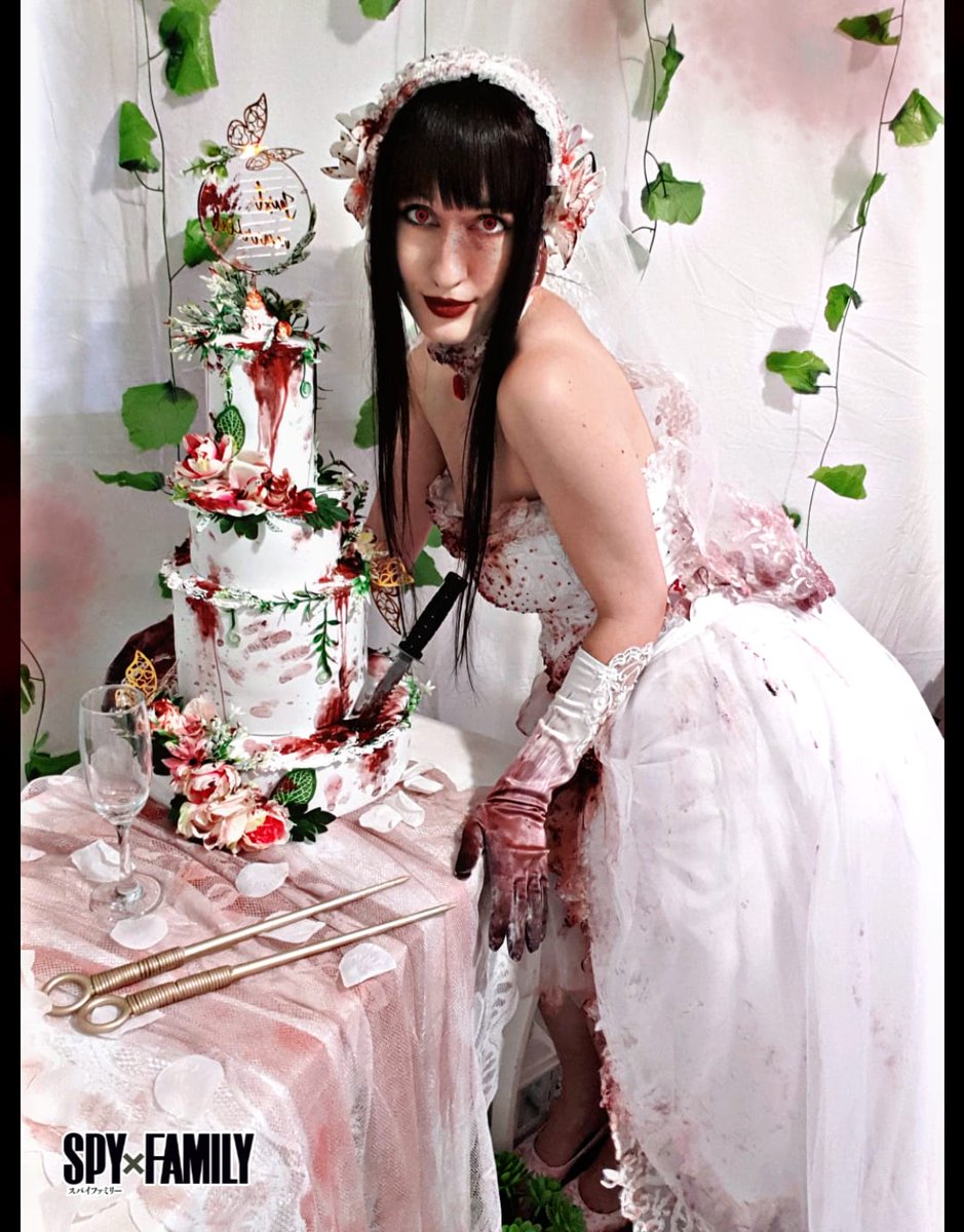 luv_cospla8487's tweet photo. "This Color’s Lovely, but I’m Worried That Bl00d Spl4tters Would Be Too Noticeable."
Yor Forger ( bride vrs)
#yorforgerbride #yorforgeredit #yorforger #yorforgercosplay #anyaforger #spyfamily #spyxfamilyyor https://t.co/j8ZwINLKaZ