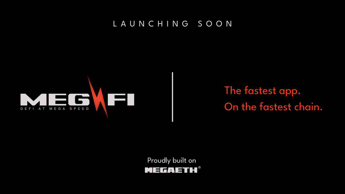 MegaFi_app's tweet photo. Introducing MegaFi, proudly built on @MegaETH
Real-time options.
Automated liquidity.
High-efficiency swaps.
All in one app, engineered for milliseconds.
DeFi’s about to feel what real-time means.
#MegaFi #MegaETH