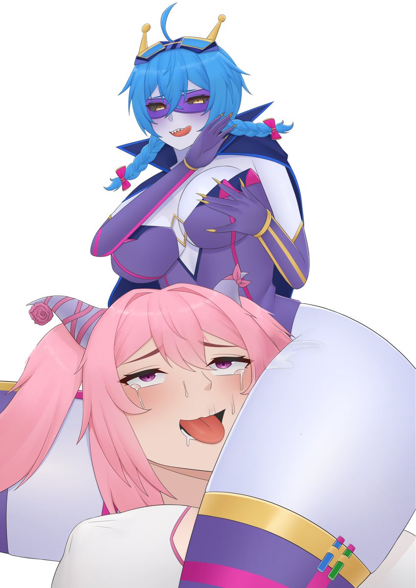 NSFW Version~ <a href="/Yomis18Lab/">Yomis18Lab🔞🧪</a> Used her secret villainous leg hold!! It was super effective!! 🥵💦