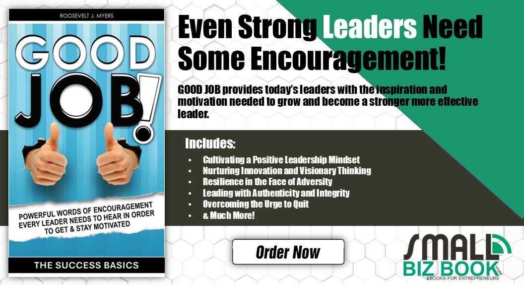 SmallBizBookS1's tweet image. This incredible ebook provides #leaders like you with the powerful Words of Encouragement you need to hear in order to get and stay #motivated!  

Get Your Copy Today!  amazon.com/dp/B0D824ZLPP