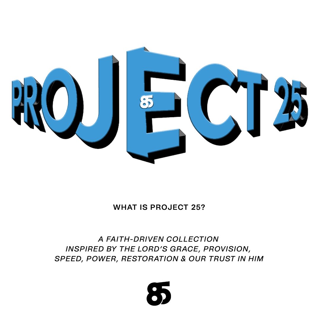 85Stocks's tweet photo. PROJECT 25.  A vision rooted in faith. 
#85 #85stocks #85forever #christian #clothingbrand #faith 

RAIMENT 1.0, OUR INAUGURAL STORE POP UP COMING SOON. https://t.co/MIGsQIrKM5
