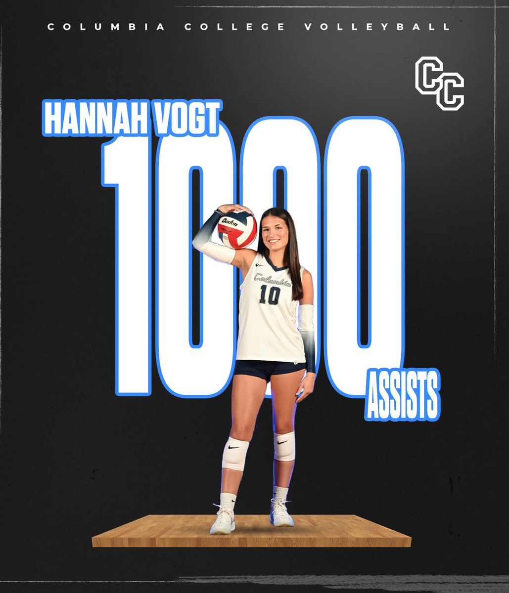 ColumbiaCougars's tweet photo. π Reigning AMC Freshman of the Year Hannah Vogt eclipsed the 1,000 assist mark last night as a sophomore!
1,001 and counting!
#WeAreCC https://t.co/loQcNo6RrI