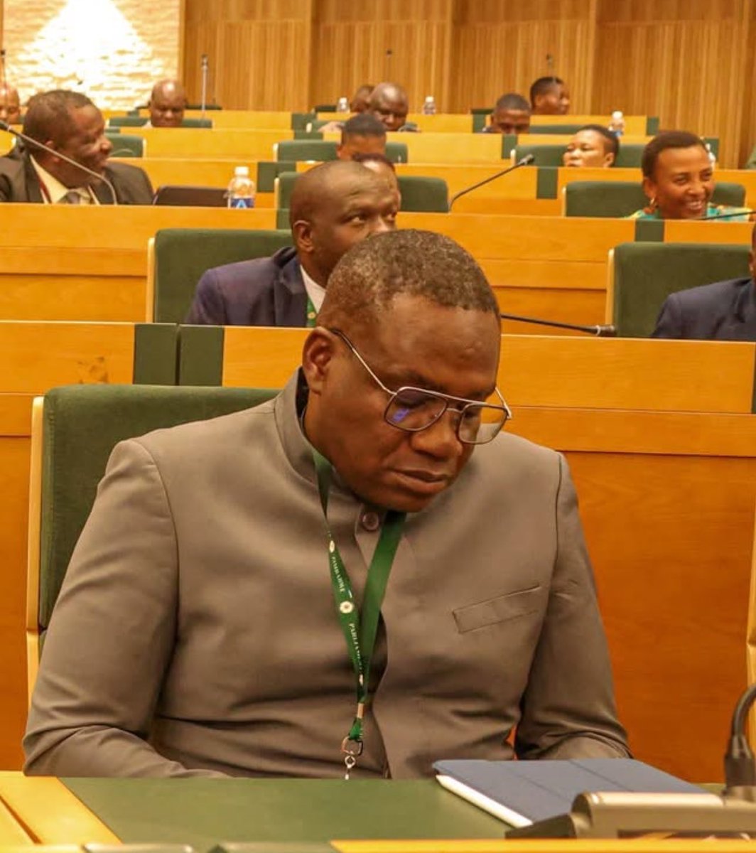 LynneStactia's tweet image. Hwende caught meditating 🧘 in parliament again 📍