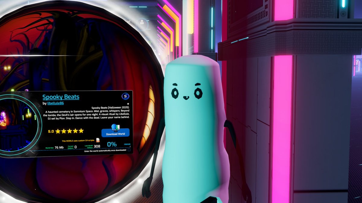 VernonSpatial's tweet image. See everyone tomorrow in Somnium Space, for an amazing experience for Halloween!! Headsets, tablets, computers! somniumspace.com