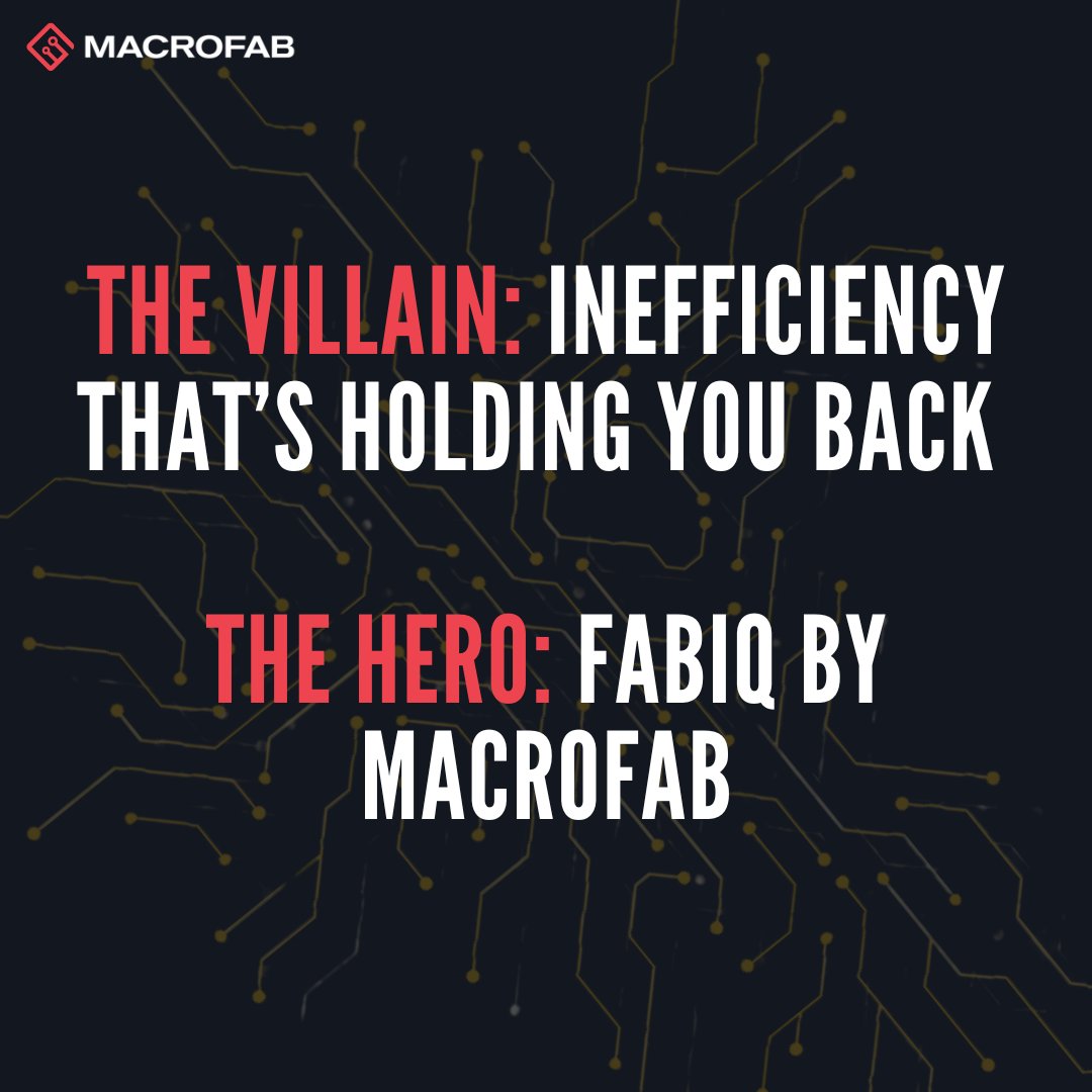 MacroFab's tweet image. 🦹‍♂️ The villain? Inefficiency.
🦸‍♂️ The hero? FabIQ.

Real-time BOM pricing, alt parts, and smart factory matching — all built into MacroFab’s platform to keep you fast, lean, and in control.

👉  ow.ly/AA6X50XkGBb

#FabIQ #MacroFab #ElectronicsManufacturing #PCBAssembly