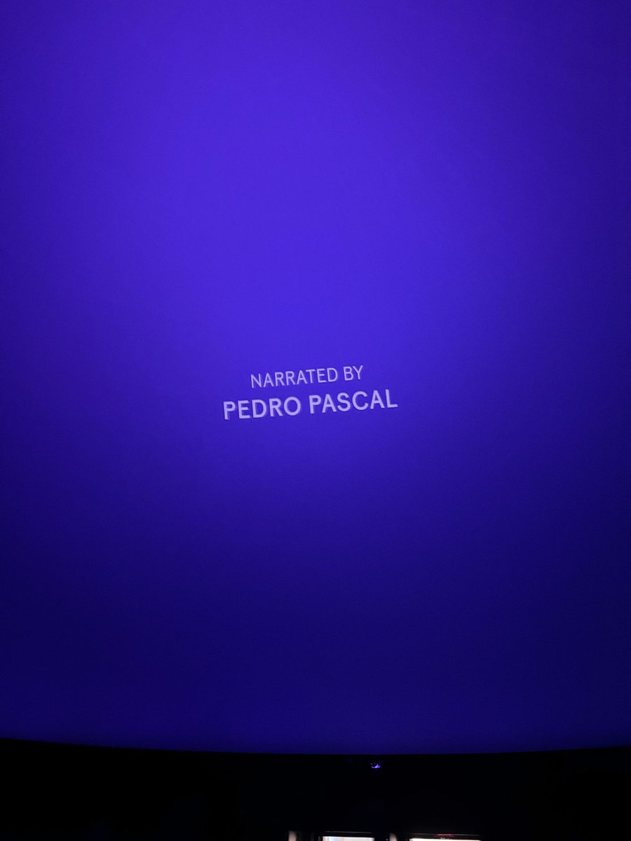 got to experience pedro talk about space for my birthday 🥹
