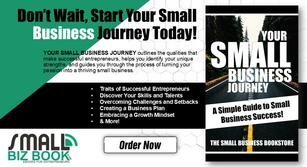 SmallBizBookS1's tweet image. This #eBook is aimed at new and aspiring #smallbusinessowners, it simplifies complex #smallbusines concepts and provides practical tips to help you unlock your #entrepreneurial potential.  

Get Your Copy Today!   amazon.com/dp/B0D76L79V4