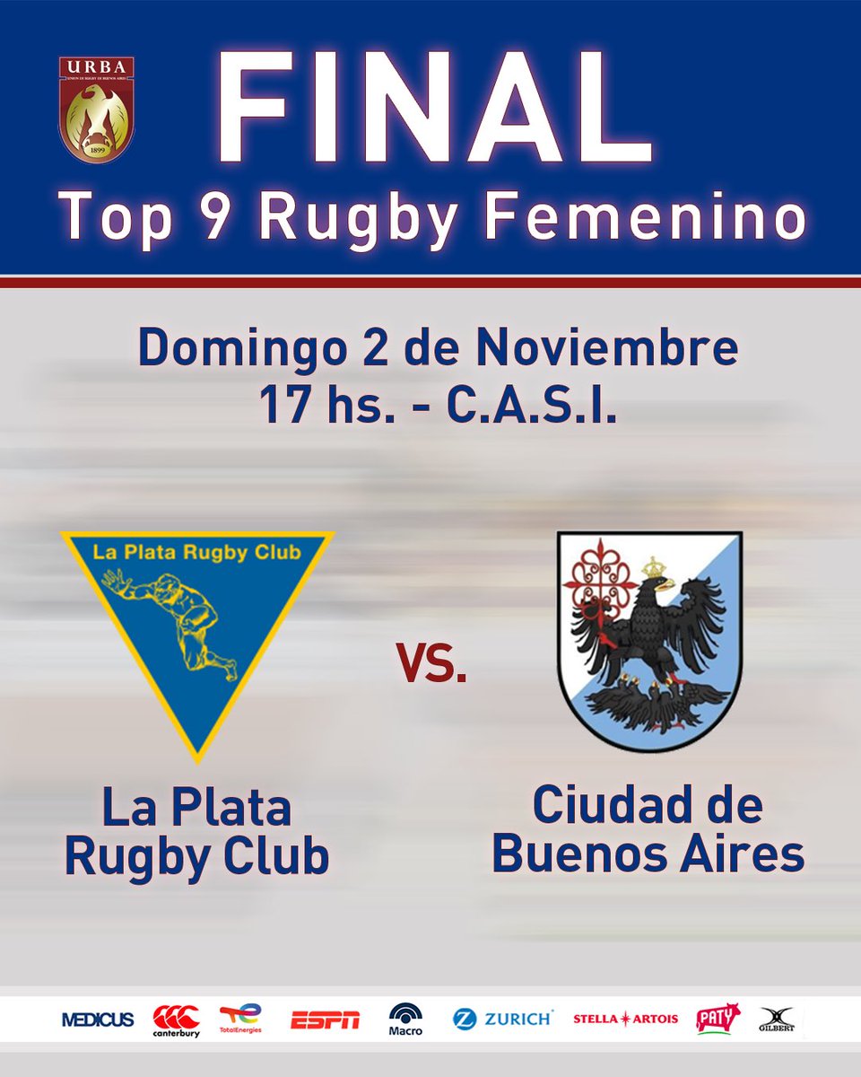 URBA_ok's tweet photo. 🚨 Este domingo se jugarán las finales del #RugbyFemenino de la URBA en La Catedral 🏉
✨ Toda la info en nuestra web 😬
#FinalesURBA
#RespetoSiempre
#RugbyDeClubes https://t.co/IGmWSraRtW