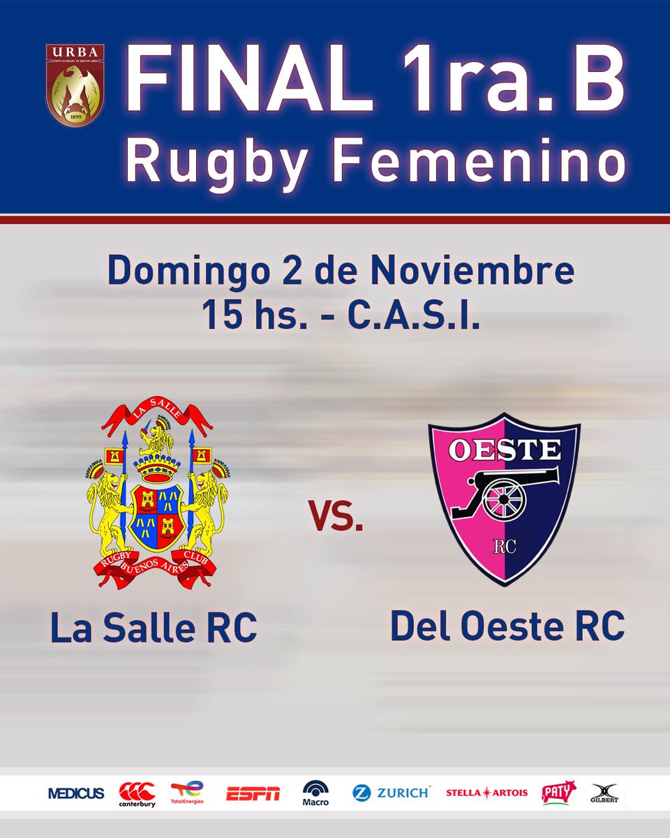 URBA_ok's tweet photo. 🚨 Este domingo se jugarán las finales del #RugbyFemenino de la URBA en La Catedral 🏉
✨ Toda la info en nuestra web 😬
#FinalesURBA
#RespetoSiempre
#RugbyDeClubes https://t.co/IGmWSraRtW