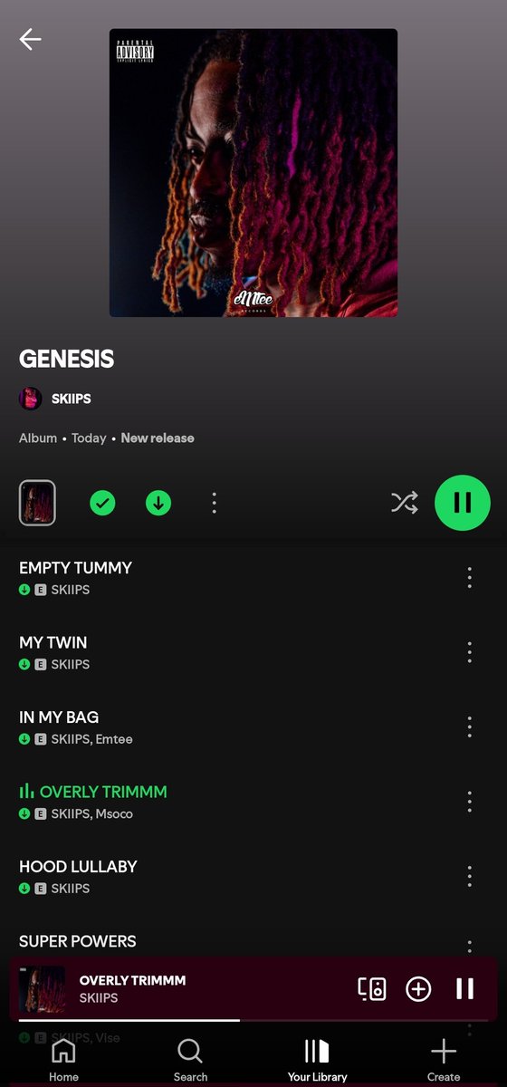 LSkhodro72516's tweet image. Soweto Superstar GOT a new  FRESH project #Genesis 🔥🦸🏾
Check it out 
EmteeRecords New artist @SKIIPSWahunna