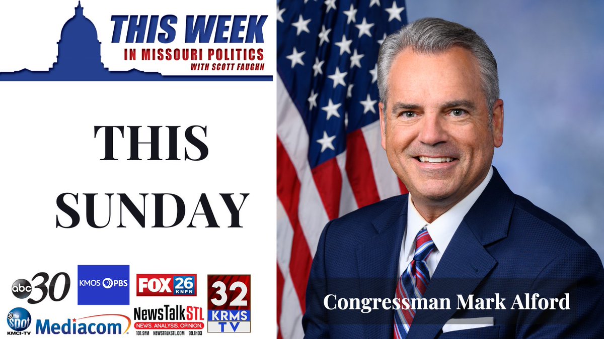 Our featured guest this Sunday will be Congressman <a href="/markalfordkc/">Mark Alford 🇺🇸🇺🇸🇺🇸🇺🇸</a>