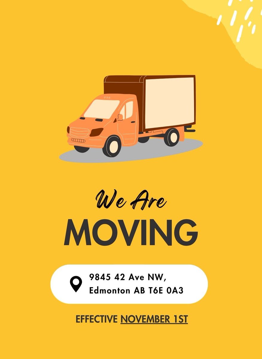 PremiumFCA's tweet photo. 🎉 Exciting News!
We’re thrilled to announce that we’re moving to 9845 42 Ave NW Edmonton, effective November 1st!
We can’t wait to welcome you to our new space — see you there! https://t.co/DprB8qJZ5a
