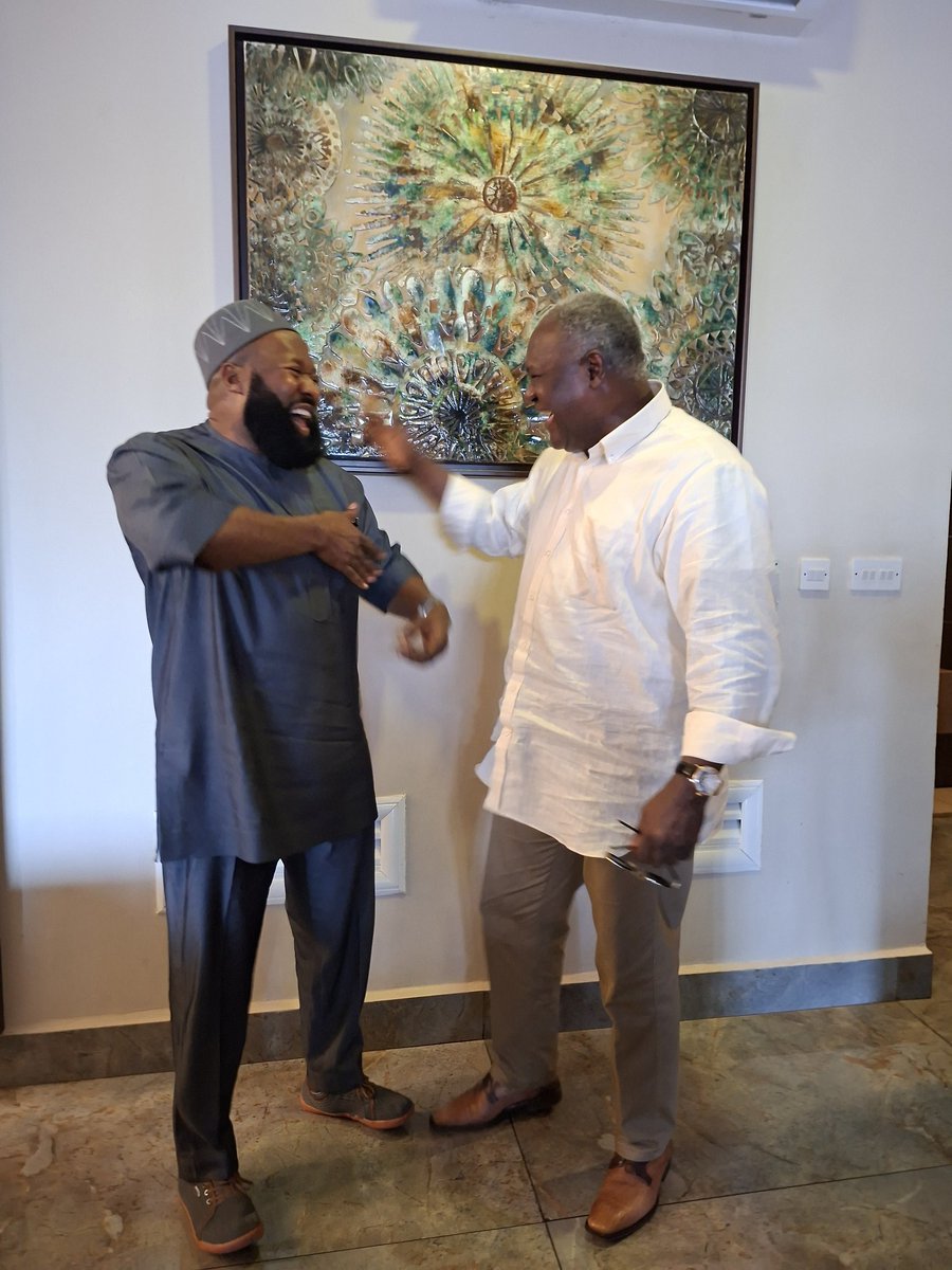 Our strength is not in our singular voices, but in our united chorus. It’s not about ignoring differences, but harnessing collective energy to find common ground. As a united APC, we are an unstoppable force for progress. My colleague aspirant Jagaban, and I met. The pic speaks.