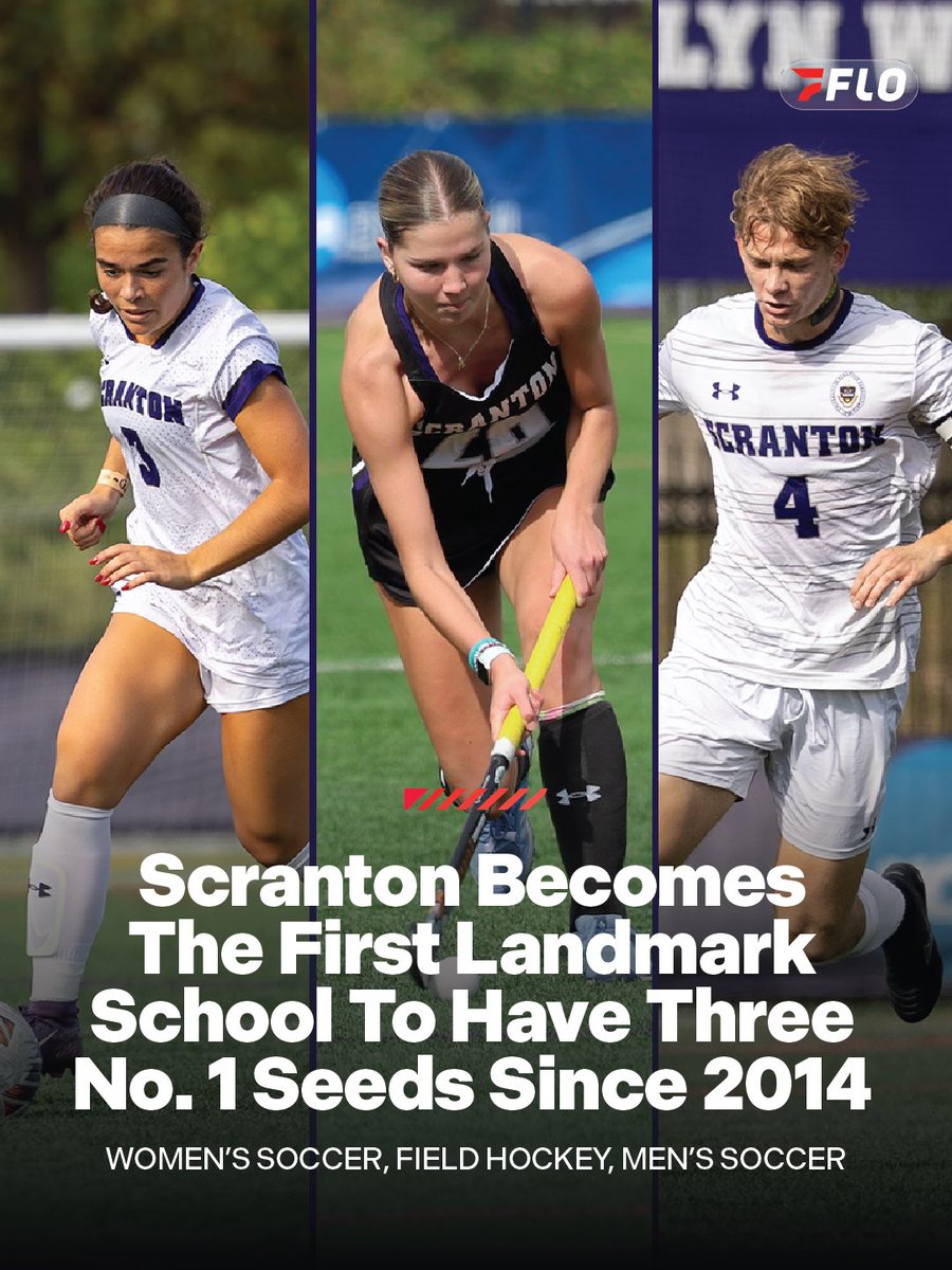 FloCollege's tweet image. It’s a good time to be a Royal.

For the first time since 2014, one Landmark school leads three fall sports ahead of conference tournament play. Scranton currently holds the No. 1 seed in field hockey, men’s soccer, and women’s soccer.

#LandmarkFC | @LandmarkConf