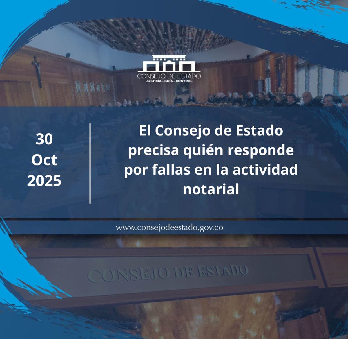 El @ConsejodeEstado precisa quién responde por fallas en la actividad notarial 

➡️Ver más: consejodeestado.gov.co/noticias/index…